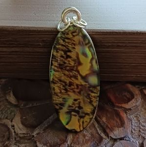 Simulated Abalone Pendant